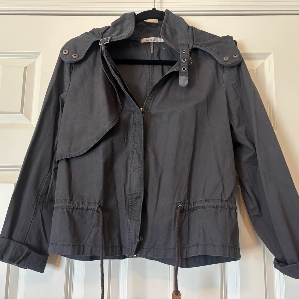 Women's blue-gray lightweight jacket